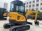 2025 Sany SY26U mini excavator, rear three-quarter view