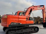 2020 Doosan DX140LC-9C crawler excavator, rear three-quarter view