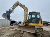 2021 Komatsu PC88MR-11EO mini excavator, side view