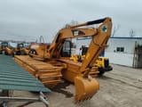 2020 Caterpillar 320C amphibious excavator, side view