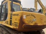 2021 Komatsu PC120 Avance crawler excavator, rear three-quarter view