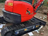 Kubota U-35 mini excavator, rear three-quarter view