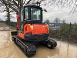 2017 Kubota U48-4 mini excavator, rear three-quarter view