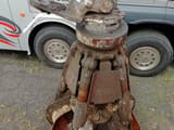 2022 Sennebogen 818-E wheel excavator orange peel grapple attachment