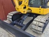 2021 Komatsu PC80MR-5 mini excavator front view with blade