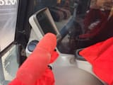 2025 Volvo EC350D crawler excavator interior cab view