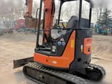2015 Hitachi ZX30U-5A mini excavator, rear three-quarter view