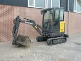 2019 Volvo ECR18E mini excavator, side view