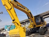 2025 Komatsu PC350-7 crawler excavator, front three-quarter view