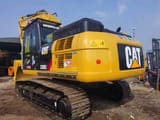 2021 Caterpillar 330D crawler excavator, rear three-quarter view