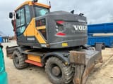 2016 Volvo EWR150E wheel excavator, rear three-quarter view