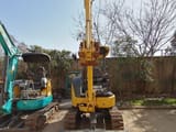 2022 Komatsu PC30MR mini excavator, rear view