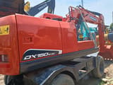 2021 Doosan DX150W-9C wheel excavator, rear three-quarter view