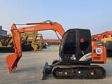 2023 Hitachi ZX70 mini excavator, side profile view