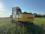 2013 Komatsu PC210LC-8 crawler excavator, rear three-quarter view
