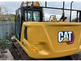 2022 Caterpillar 313GC crawler excavator rear view