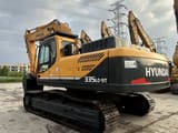 2021 Hyundai R335LC-9T crawler excavator, rear three-quarter view