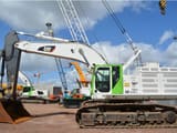 2014 Caterpillar 374FL crawler excavator side view