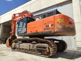 2015 Hitachi Zaxis 520LCH excavator, rear three-quarter view