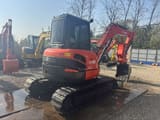 2024 Kubota U-50 mini excavator, front three-quarter view