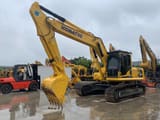2021 Komatsu PC240 LC crawler excavator, front three-quarter view