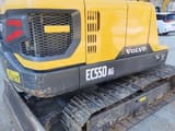 2025 Volvo EC55D AG mini excavator rear quarter view