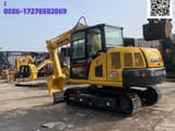 2021 Komatsu PC60 excavator, rear three-quarter view