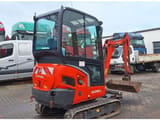 2014 Kubota KX018-4 mini excavator, rear three-quarter view