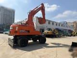 2016 Doosan DH150W-7 wheel excavator, rear three-quarter view