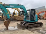 2020 Kobelco SK75SR crawler excavator, side view
