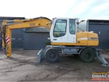 2005 Liebherr A316 wheeled excavator side view