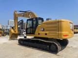 2023 Caterpillar 330GC crawler excavator, rear three-quarter view