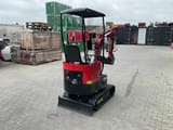 Vicsec VC13-R mini excavator, rear three-quarter view