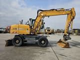 2012 Liebherr A316 LITRONIC wheel excavator, side view