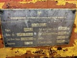 1979 Liebherr A 901 wheel excavator identification plate