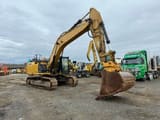 2013 Caterpillar 336EL crawler excavator, front three-quarter view