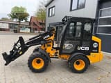 2022 JCB 403 Smart Power High Lift mini excavator, side view
