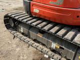 2026 Kubota U40-3 mini excavator track and side panel detail