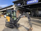 2022 Volvo EC18 mini excavator, side view