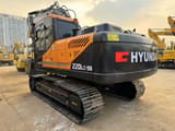 2022 Hyundai R220LC-9S crawler excavator, rear three-quarter view