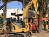 2022 Komatsu PC40MR-2 mini excavator, side view