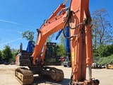 2020 Hitachi ZX300LCN-6 crawler excavator, low-angle front view