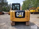 2018 Caterpillar 305.5E2 crawler excavator, rear view