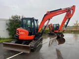 2018 Kubota KX057-4 mini excavator, side view