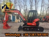 2024 Kubota U48-4 mini excavator, side view