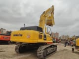 2020 Komatsu PC400-8 crawler excavator rear three-quarter view