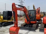 2022 Kubota U55 Mini Excavator, front three-quarter view