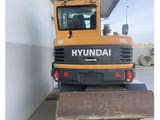 2016 Hyundai R55W-9A wheel excavator rear view
