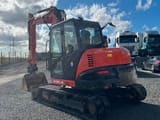 2019 Kubota KX080-4A mini excavator, three-quarter front view