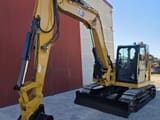 2019 Caterpillar 308C mini excavator, side view